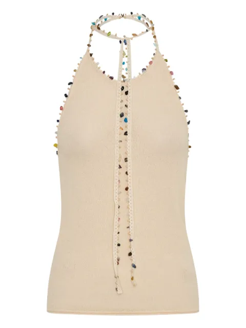 Christopher Esber Beach Quartz halter-neck tank top