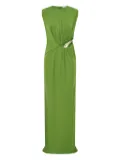 Christopher Esber Encased cut-out twisted maxi dress - Green