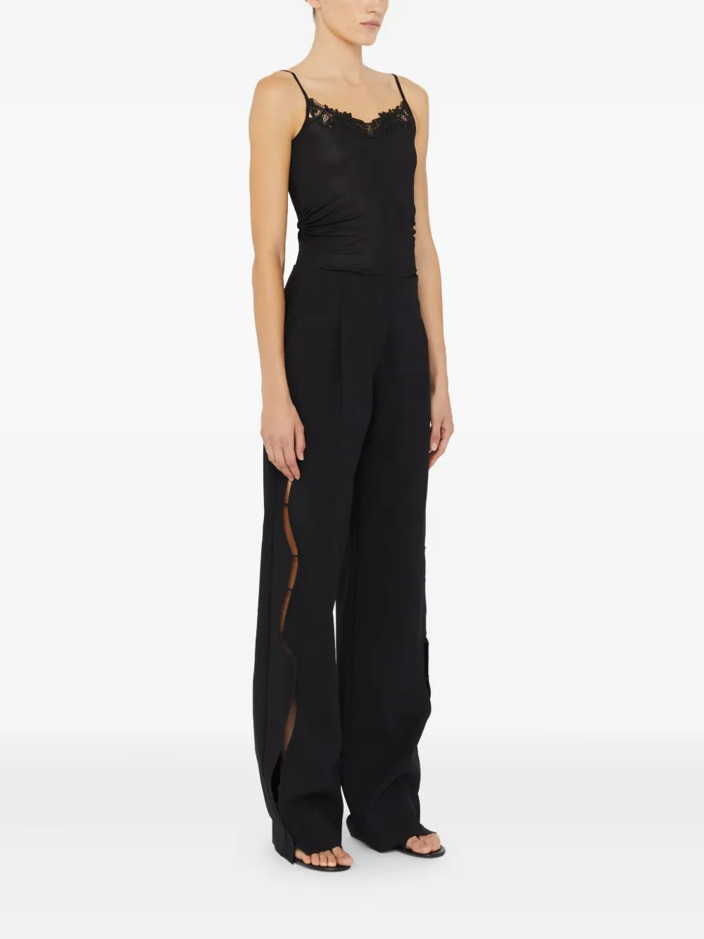 Christopher Esber Tailored Cut-out Trousers In Black