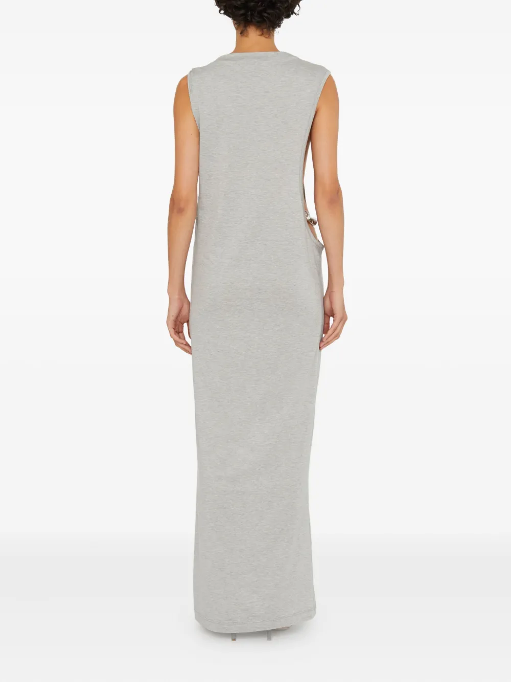 Christopher Esber Maxi-jurk met uitgesneden details Grijs