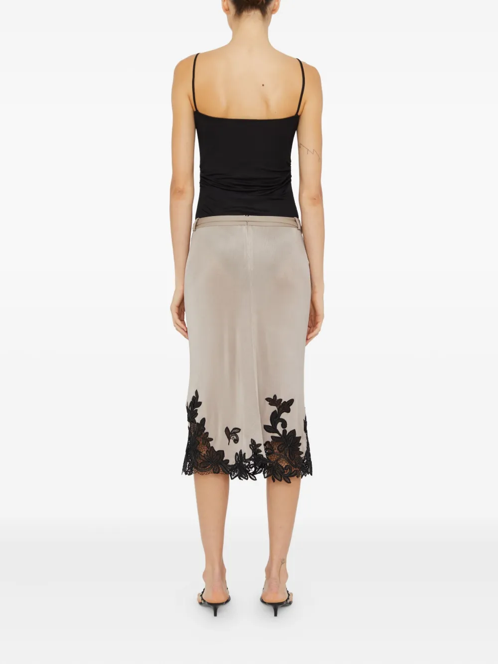Christopher Esber Hibiscus-embroidered Body In Multi