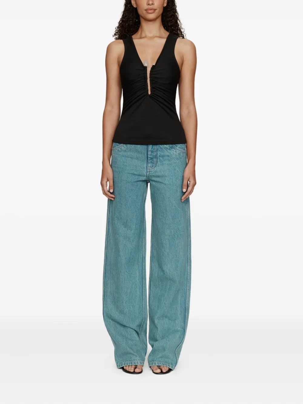 Christopher Esber Crystal Pin tank top | Vests & Tank Tops | Image 2