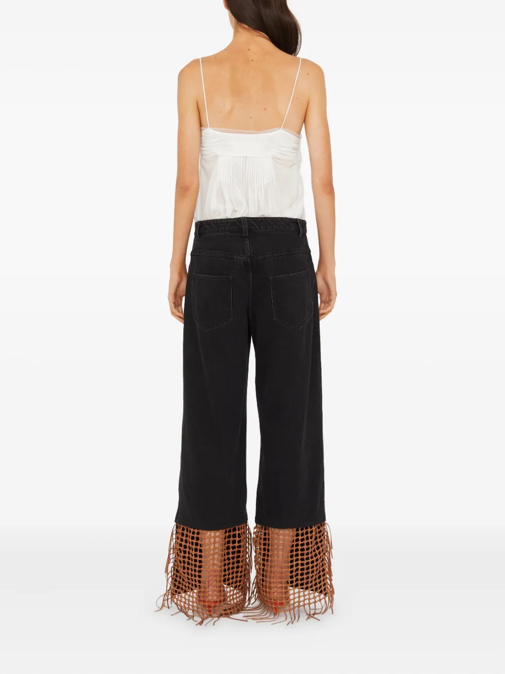 Christopher Esber Anemoi Pleated-details Top In White