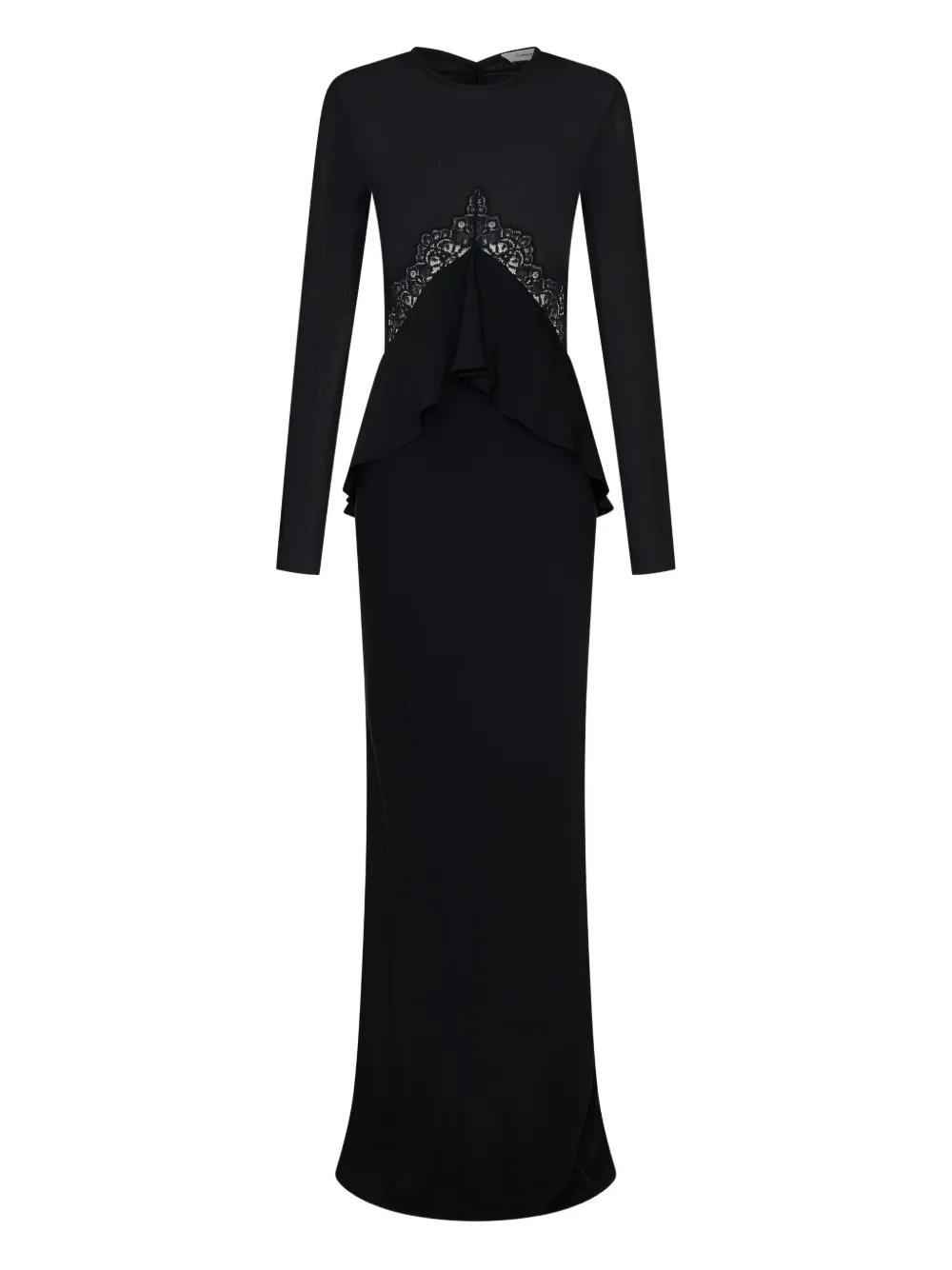 Christopher Esber lace-insert column maxi dress | Black | Image 1