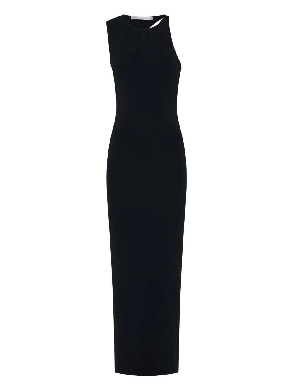 Christopher Esber Resin-embellished Column Maxi Dress In Black