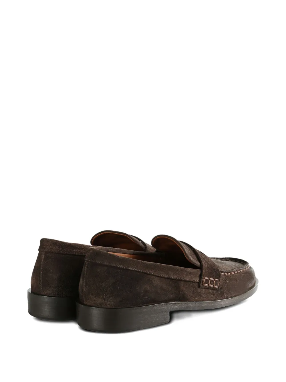 Marsèll penny-strap leather loafers Brown