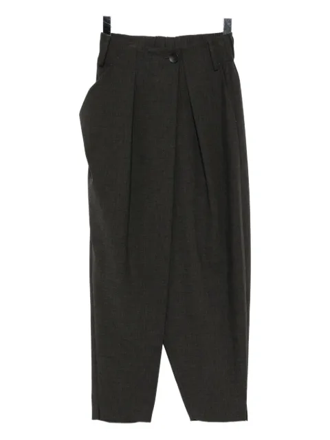 GDeL by gaze de lin asymmetric-pocket trousers