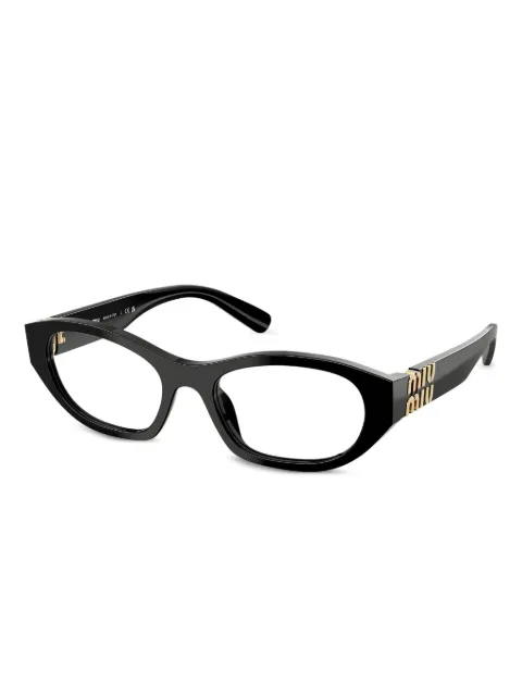 Miu Miu Eyewear logo-plaque glasses