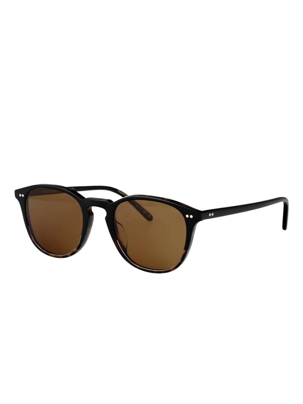 Oliver Peoples Forman L.A. zonnebril met rond montuur Zwart