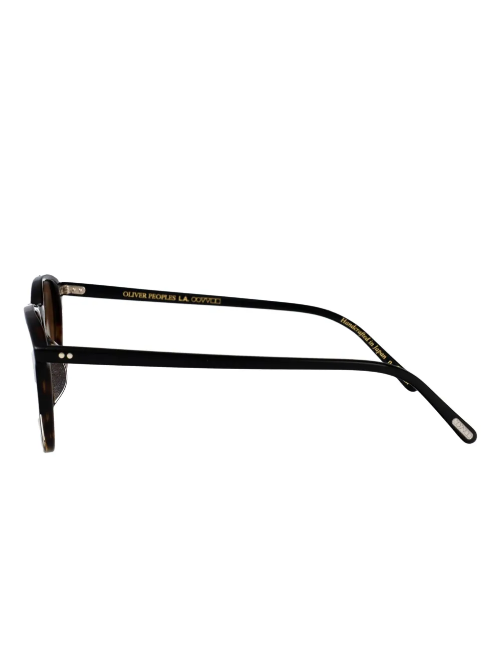 Oliver Peoples Forman L.A. zonnebril met rond montuur Zwart