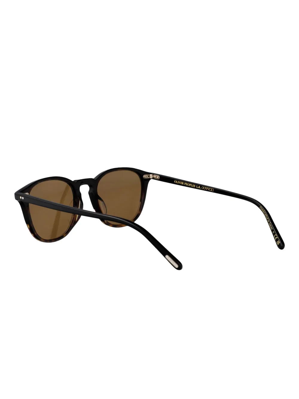 Oliver Peoples Forman L.A. zonnebril met rond montuur Zwart