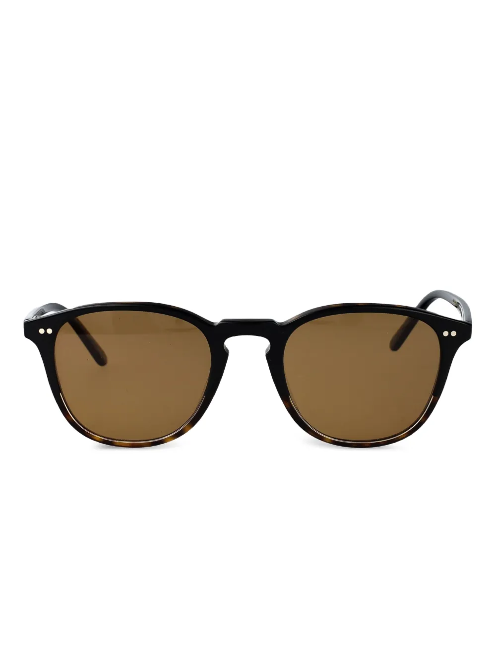 Oliver Peoples Forman L.A. zonnebril met rond montuur Zwart