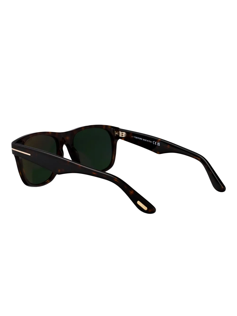 TOM FORD Eyewear Zonnebril met vierkant acetaat montuur Bruin
