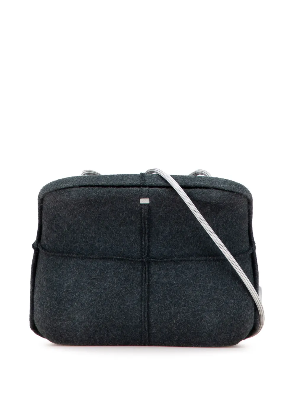 CHANEL Pre-Owned 1997-1999 Felt Millennium Hard Case crossbody bag - CHANEL Pre-Owned 1997-1999 Felt Millennium Hard Case crossbody bag -