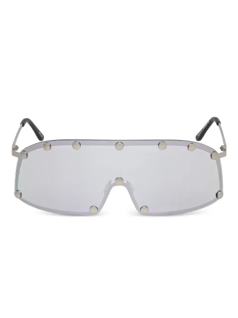 Rick Owens DRKSHDW Shielding mirrored-lens sunglasses