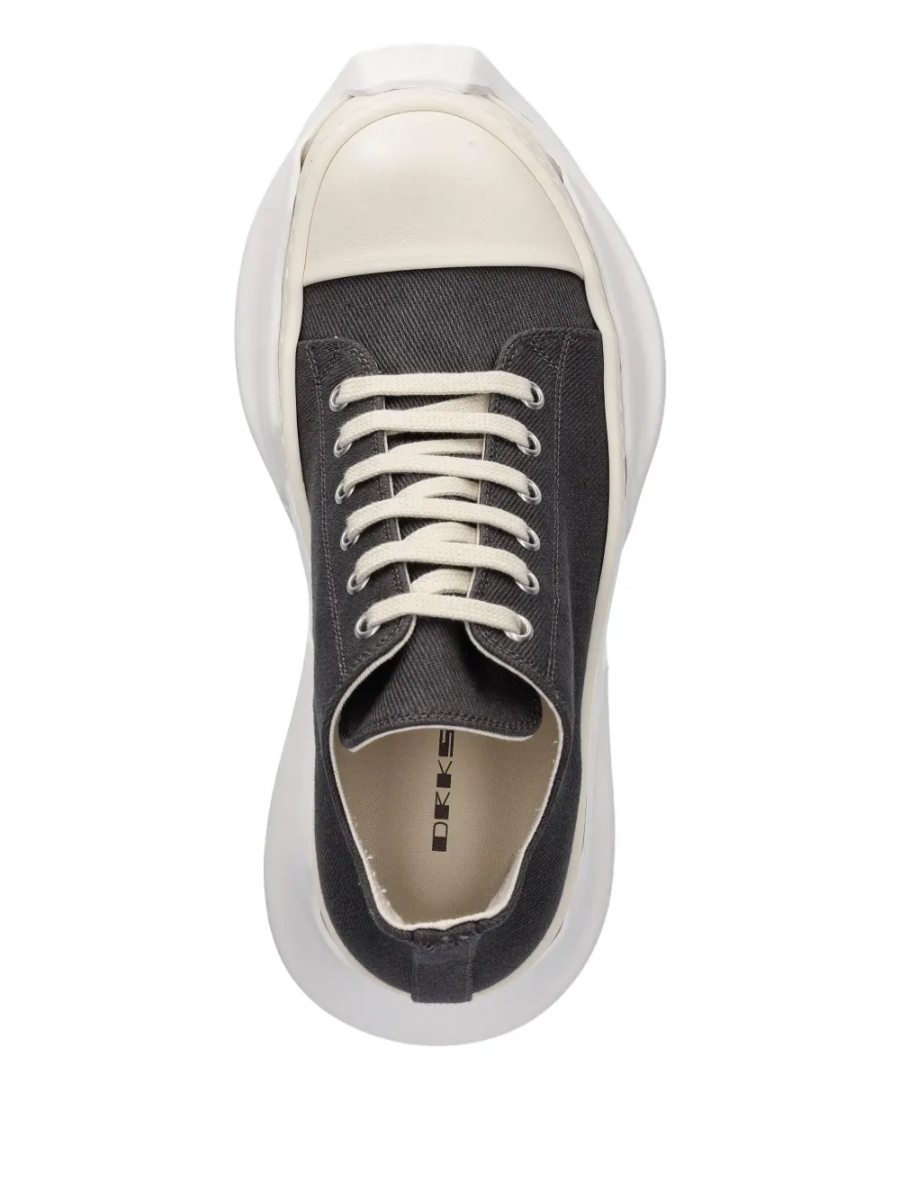 Rick Owens DRKSHDW Abstract low-top platform sneakers Black