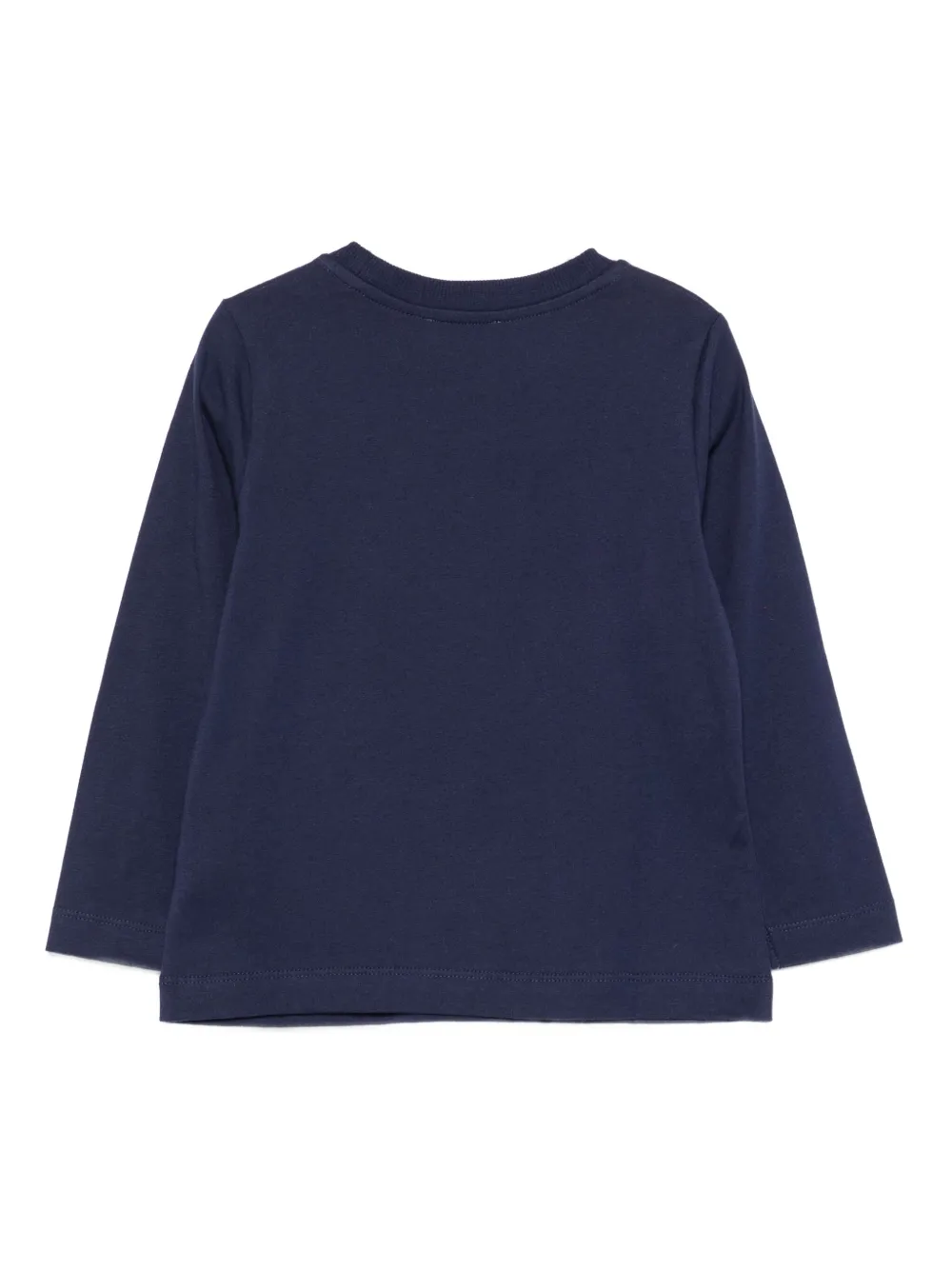 Moschino Kids T-shirt met lange mouwen Blauw