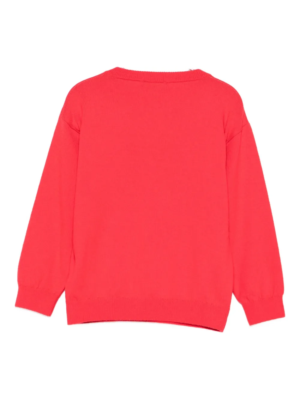 Moschino Kids Trui met teddybeer-logo Rood