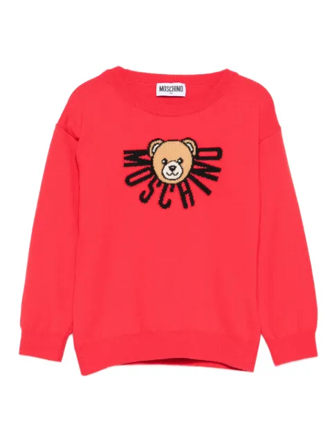Moschino Kids teddy-logo sweater