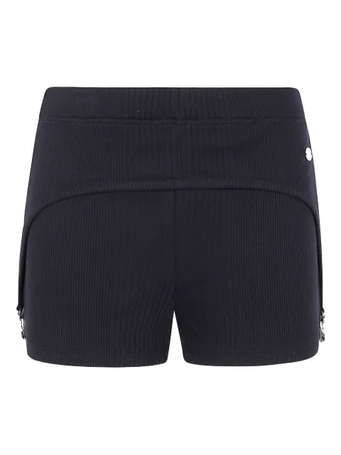Jean Paul Gaultier ribbed garter-detail shorts