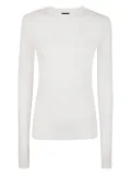 Thom Krom long-sleeved sweater - White