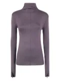 Thom Krom turtleneck long-sleeved T-shirt - Brown