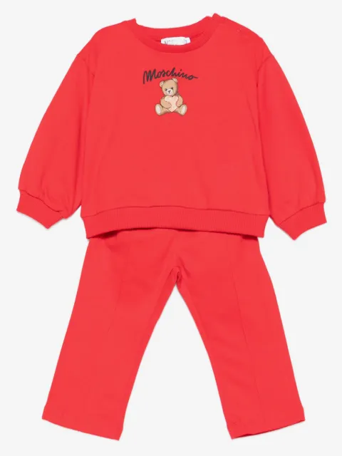 Moschino Kids logo tracksuit
