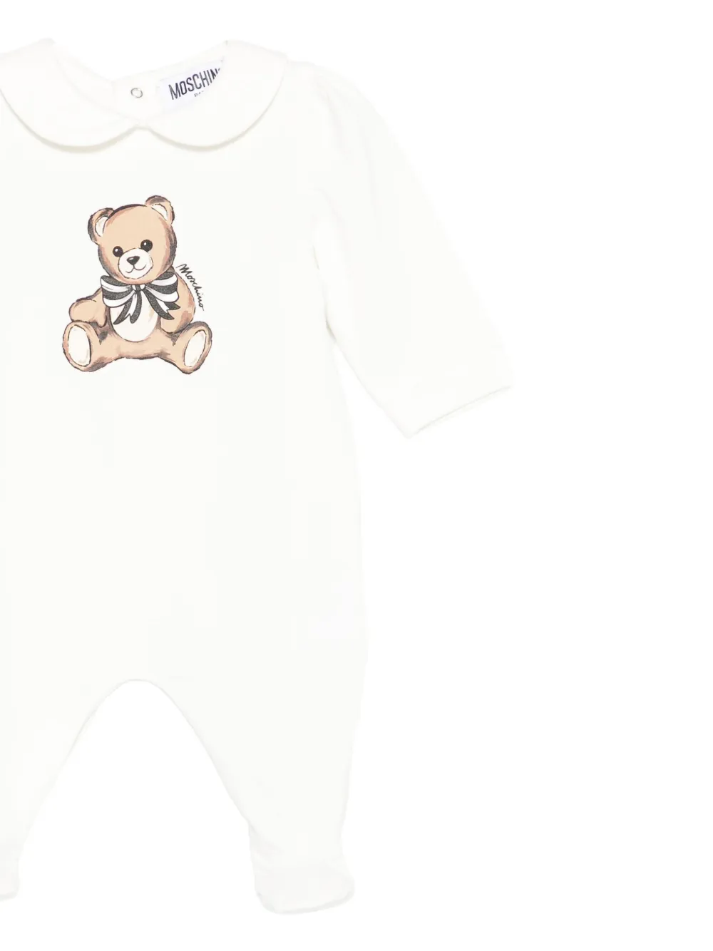 Moschino Kids Teddy print pajamas Wit