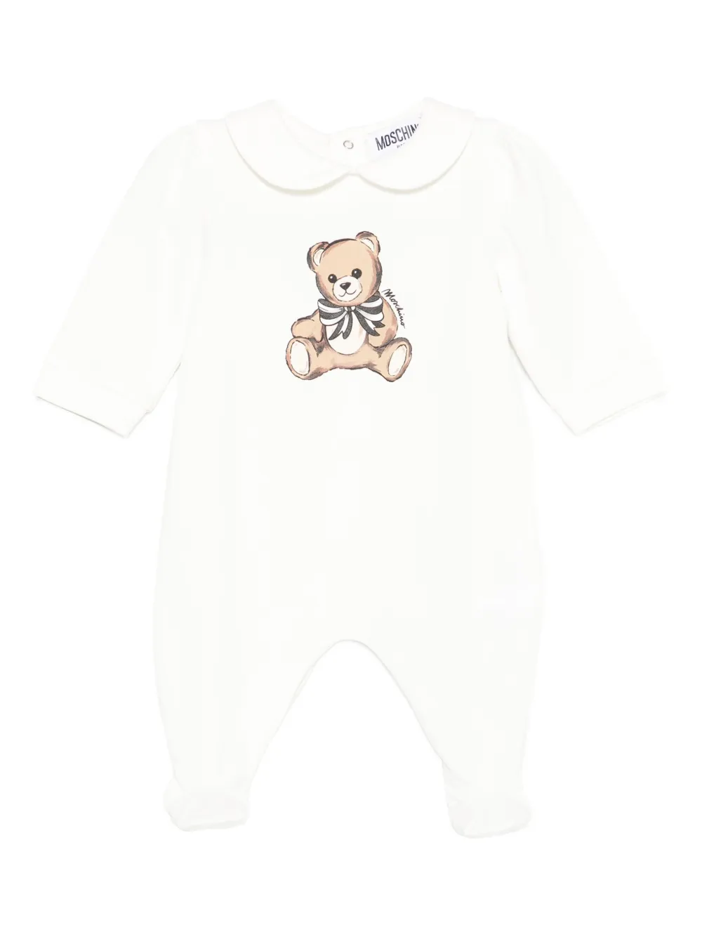 Moschino Kids Teddy print pajamas Wit