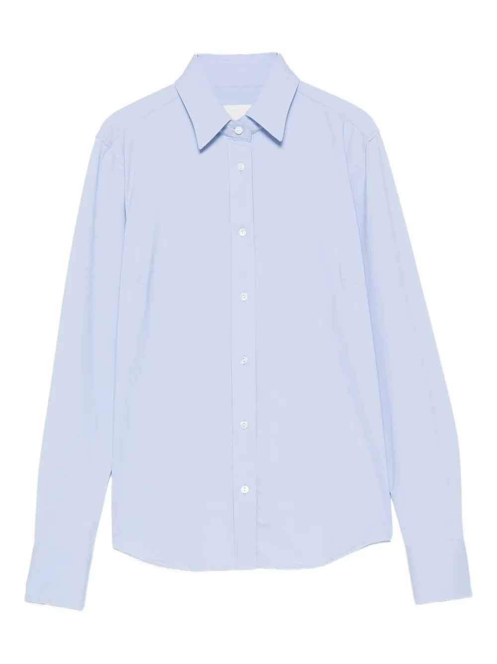 Xacus Long-sleeve Button-up Shirt In Blue