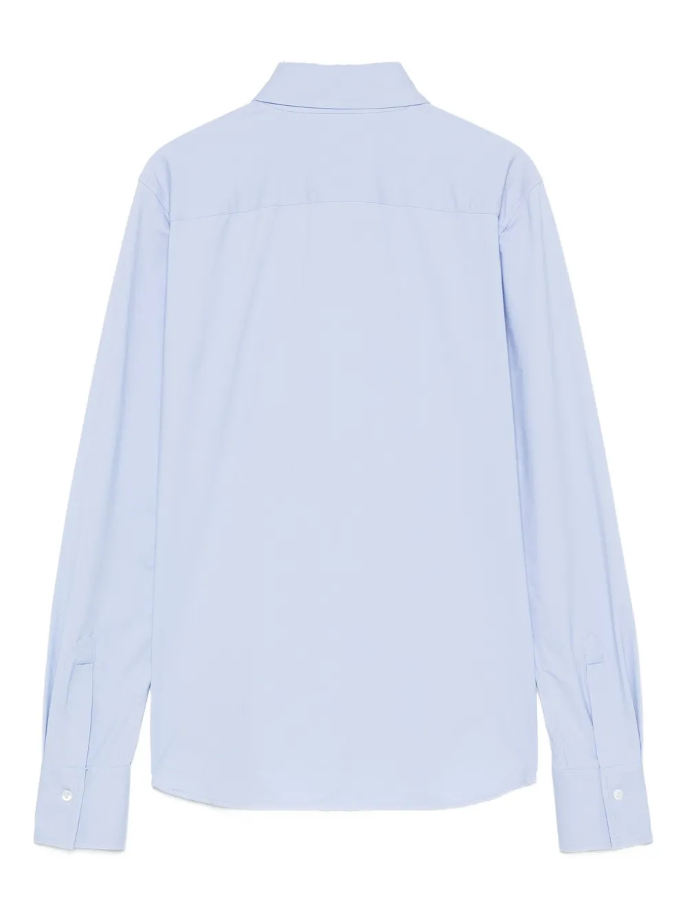Xacus long-sleeve button-up shirt - Blauw