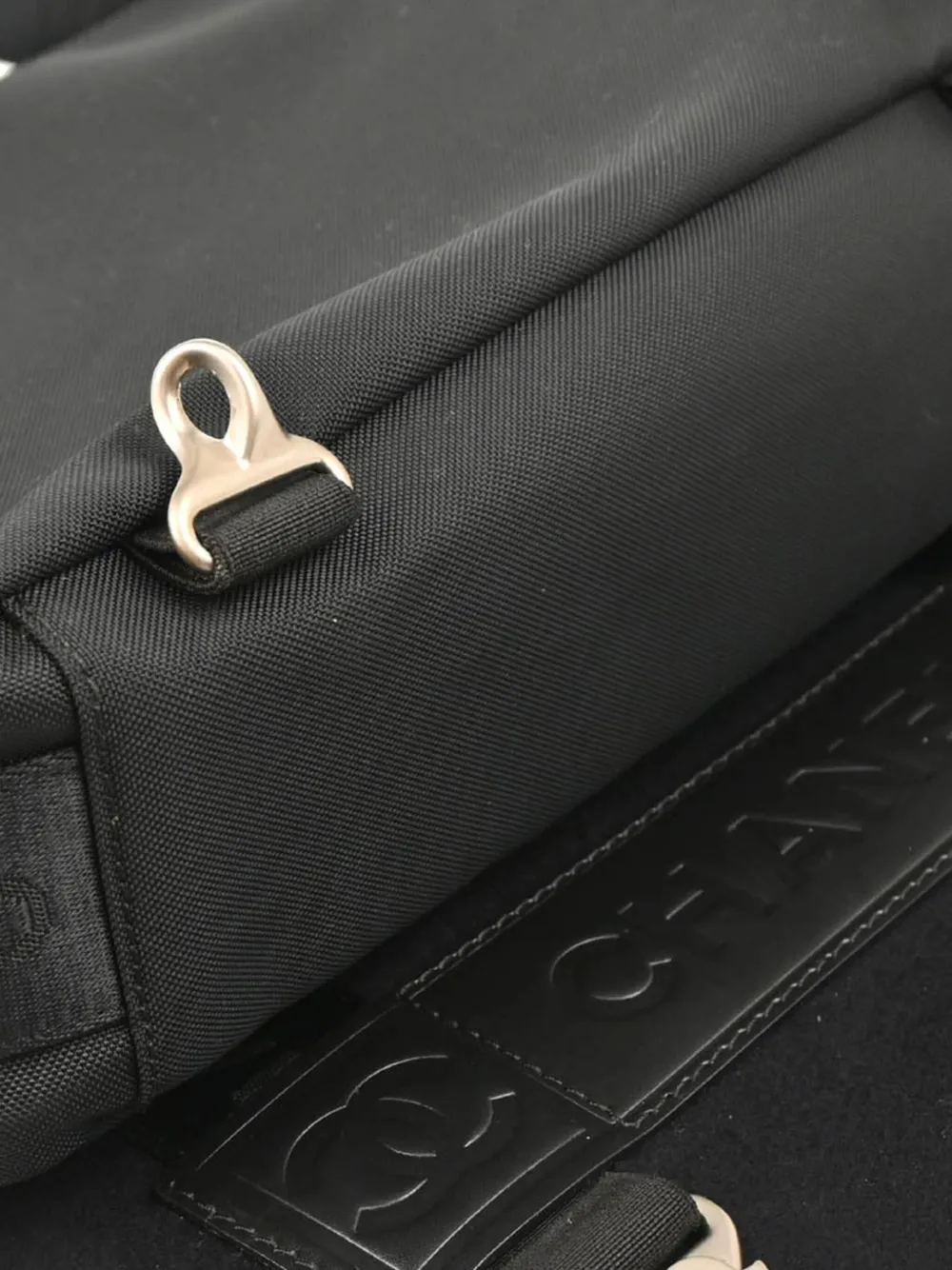 Pre-owned Chanel 2005 Sport Line Handbag In Black