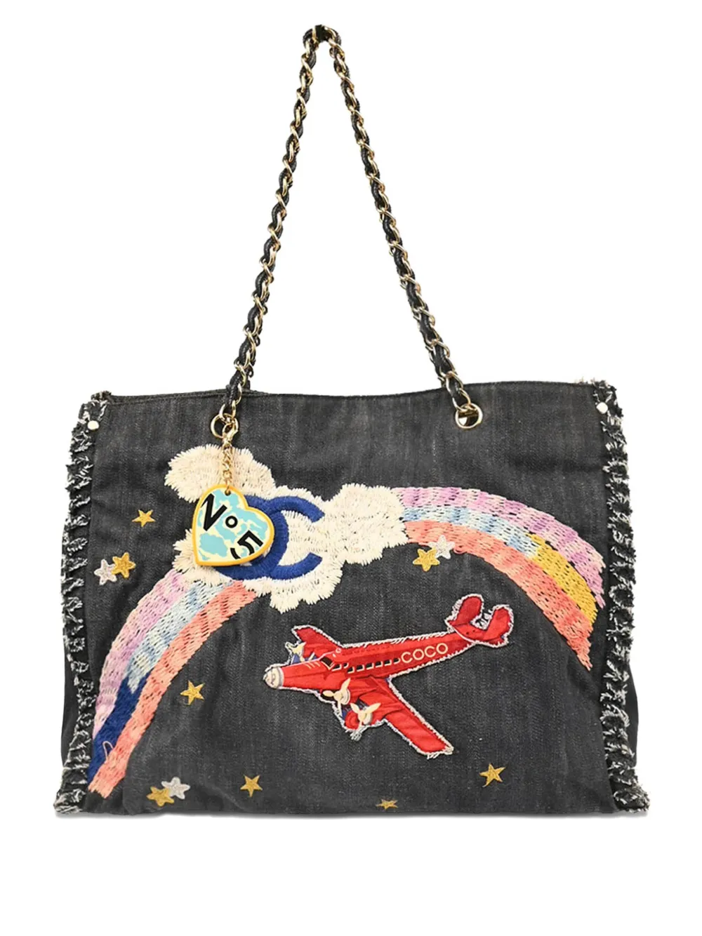 CHANEL Pre-Owned Borsa tote Night Flight 2006 - Blu