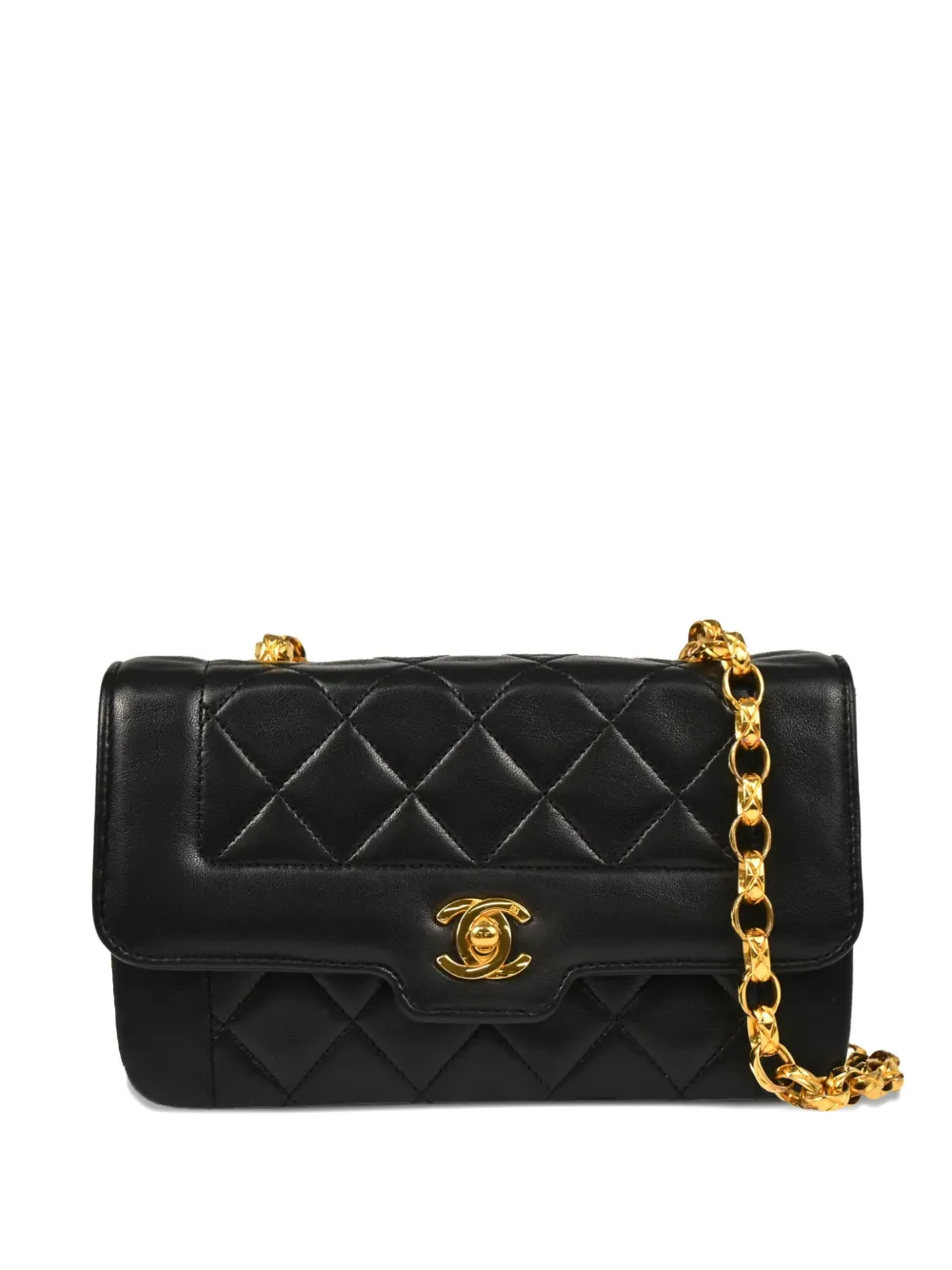 CHANEL Pre-Owned 1990s キルティング ショルダーバッグ - ブラック CHANEL Pre-Owned 1990s キルティング ショルダーバッグ - ブラック