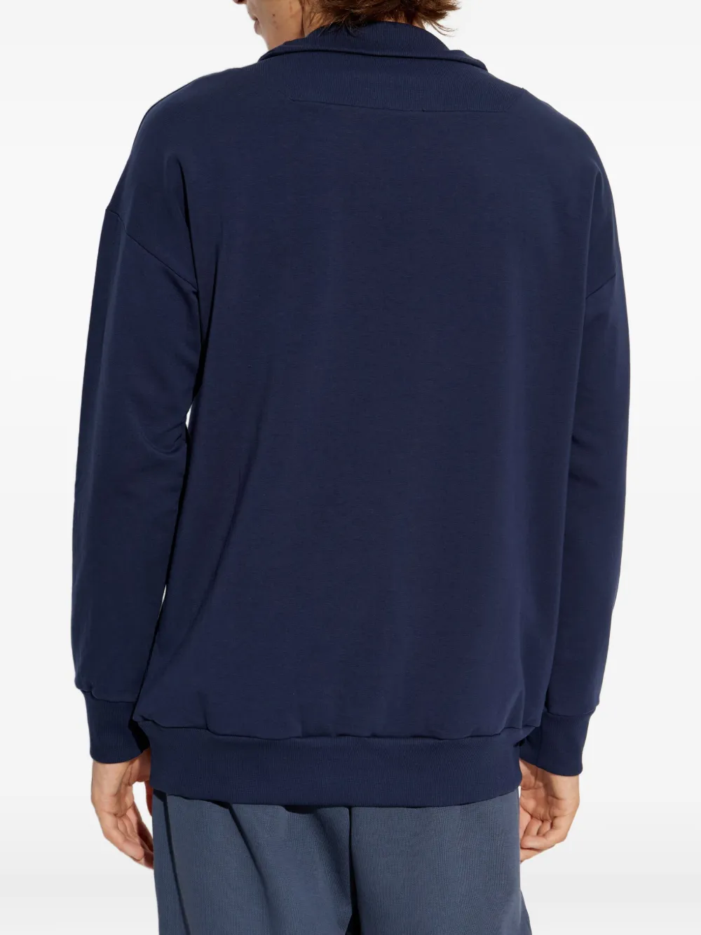 Hanro Sweater met rits Blauw