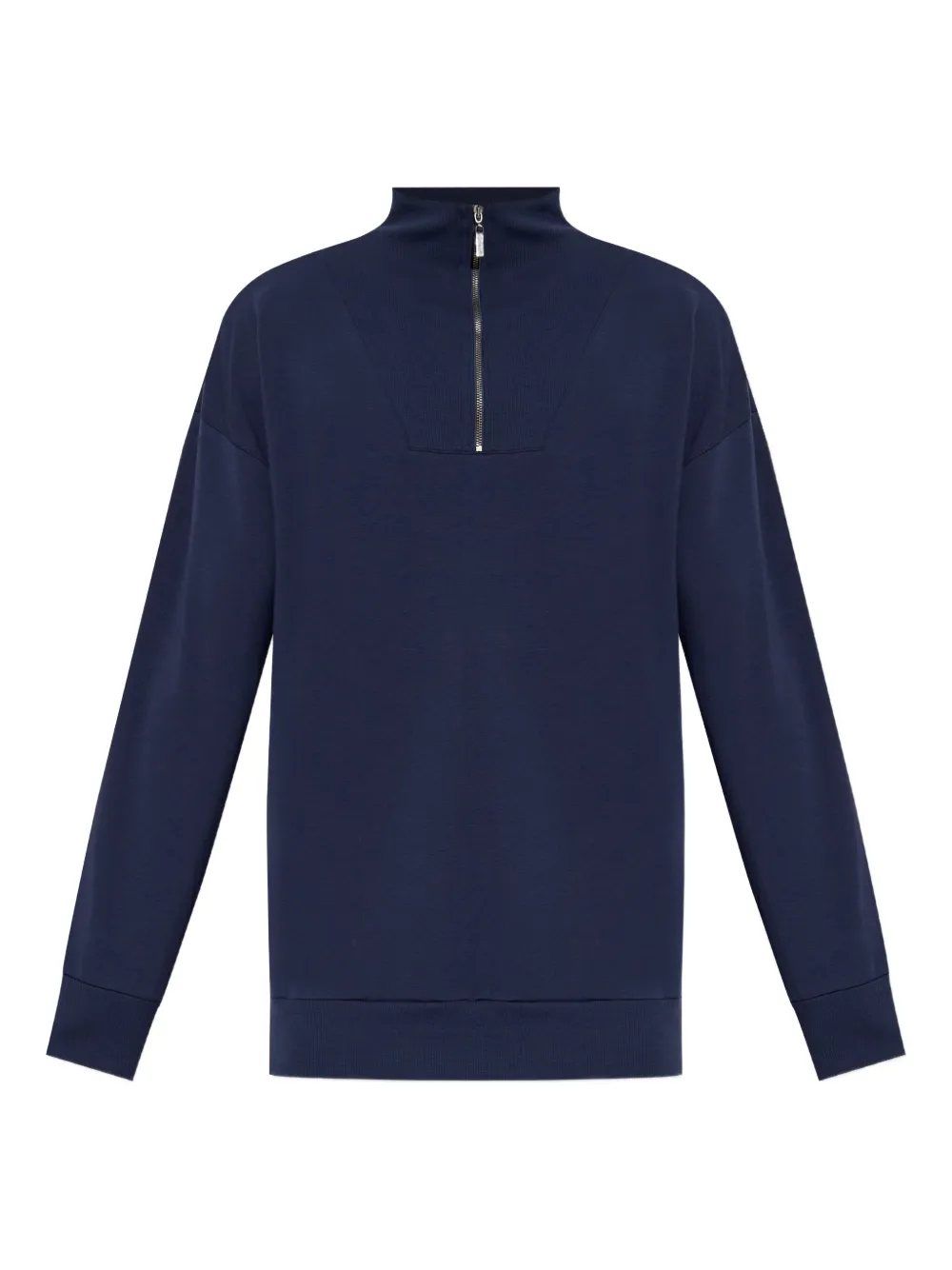 Hanro Sweater met rits Blauw