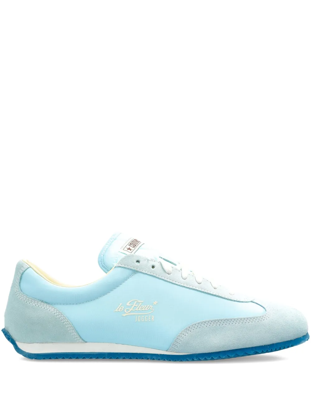 Converse suede-panelled trainers Blue