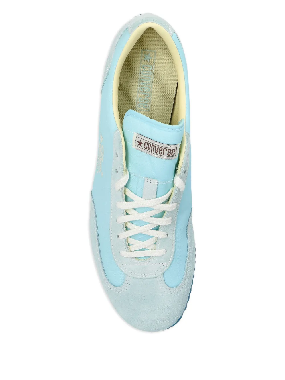 Converse suede-panelled trainers Blue