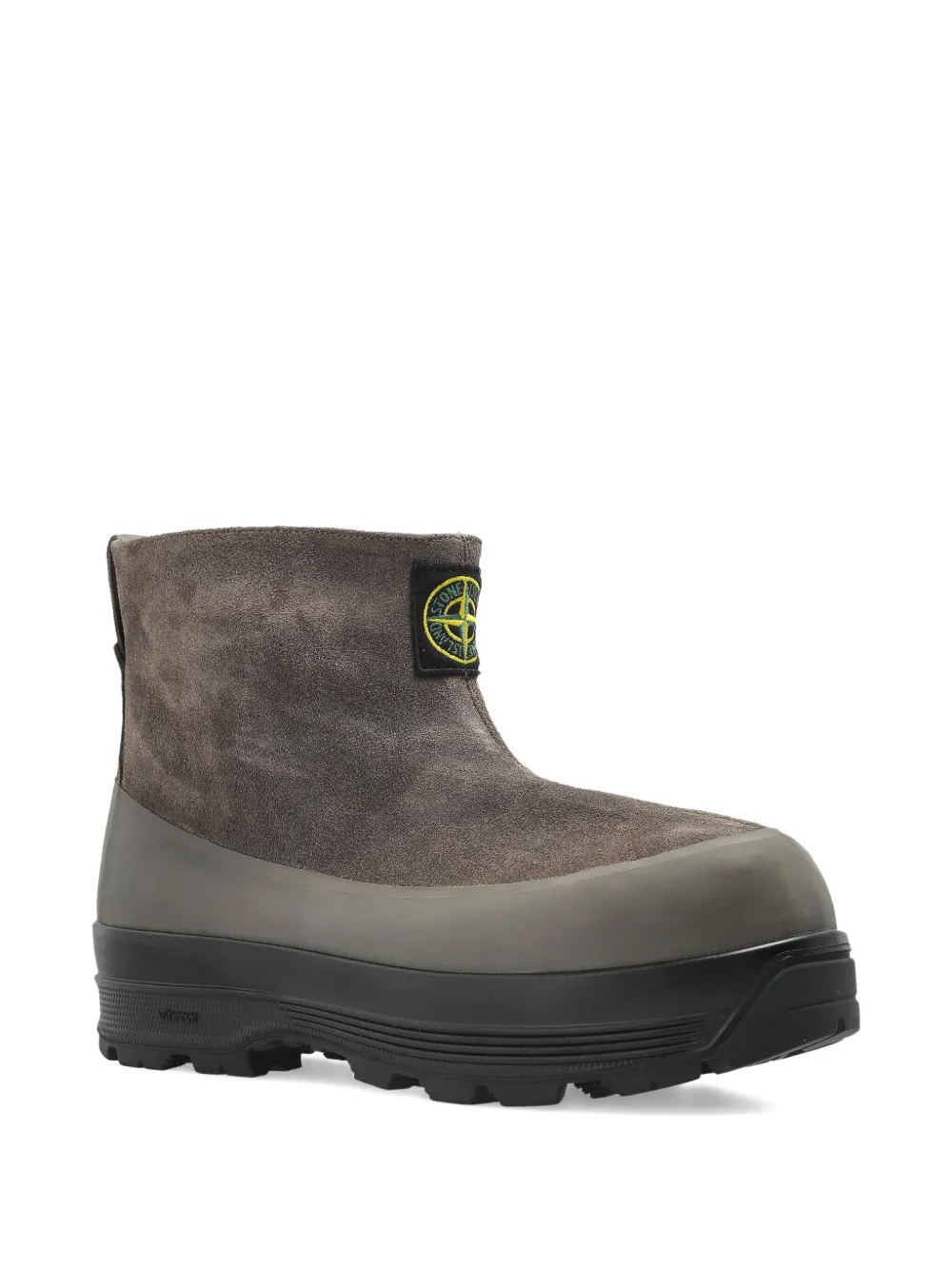 Stone Island suede logo-patch ankle boots | Hiking Boots | Image 2