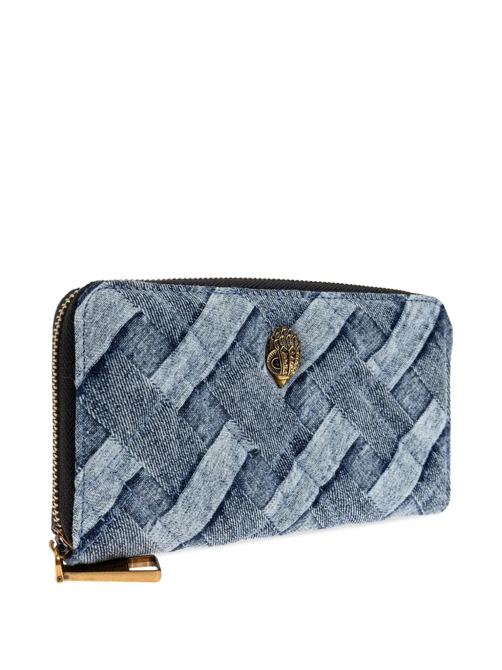 Kurt Geiger London Kensington portemonnee met rits Blauw