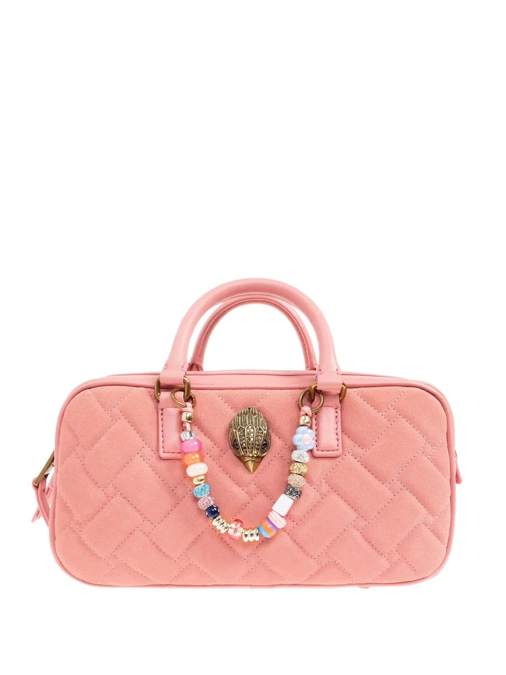 Kurt Geiger Kensington Quilted Handbag In Pink