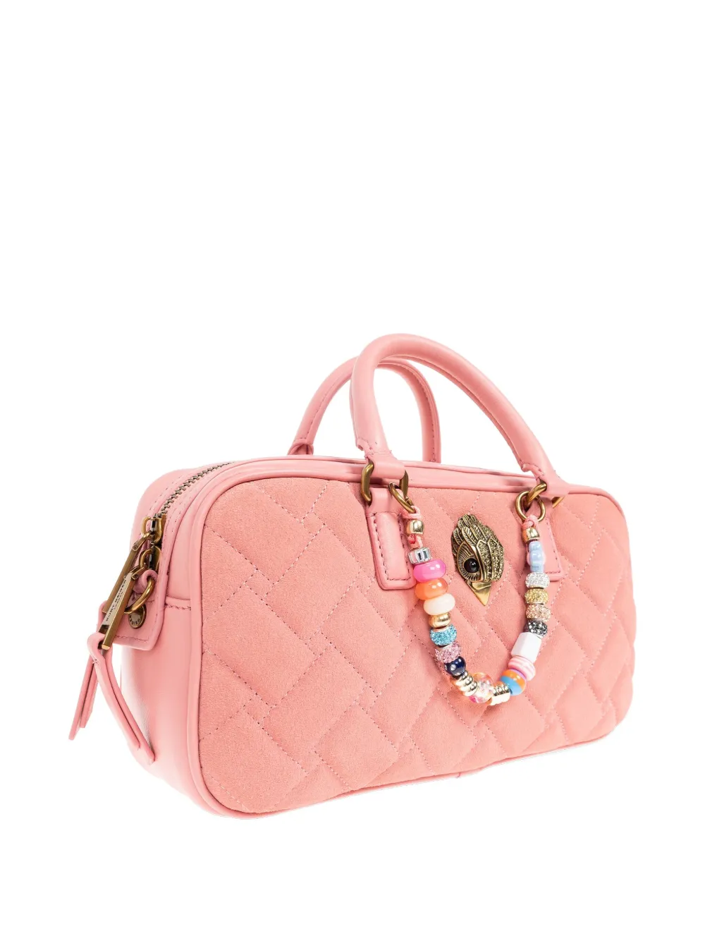 Kurt Geiger Kensington Quilted Handbag In Pink