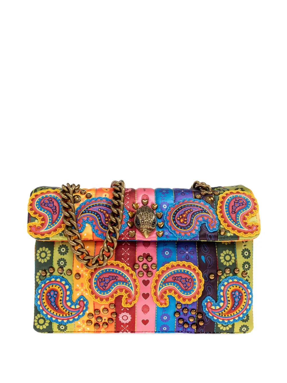 Kensington paisley-print satchel bag