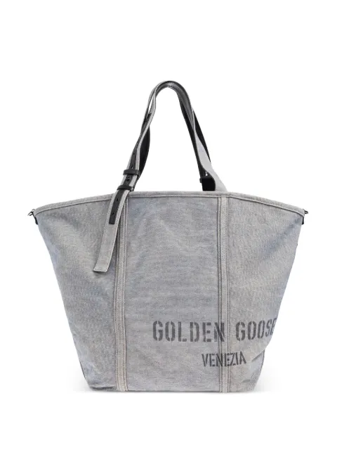Golden Goose logo-print tote bag