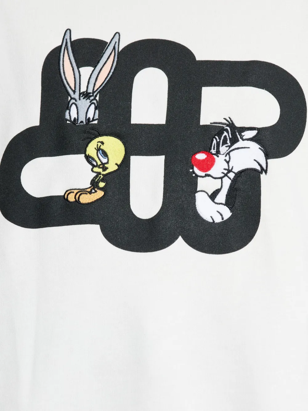 Munthe X Looney Tunes Linki Bugs Bunny Tweety Sylvestre Sweatshirt In White