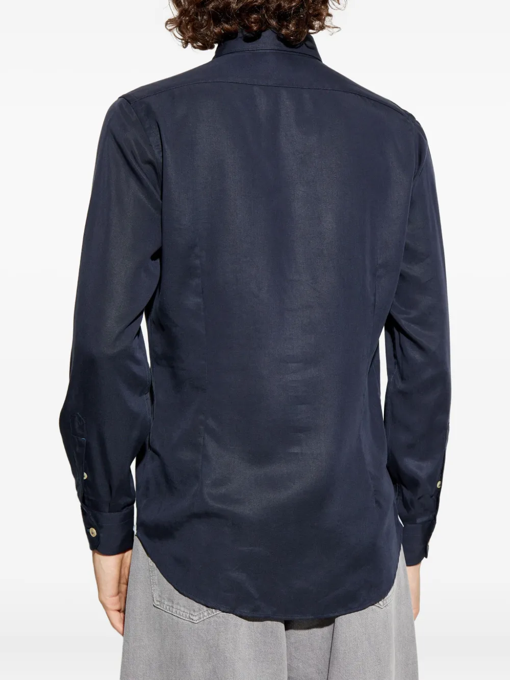Eleventy Button-up overhemd Blauw