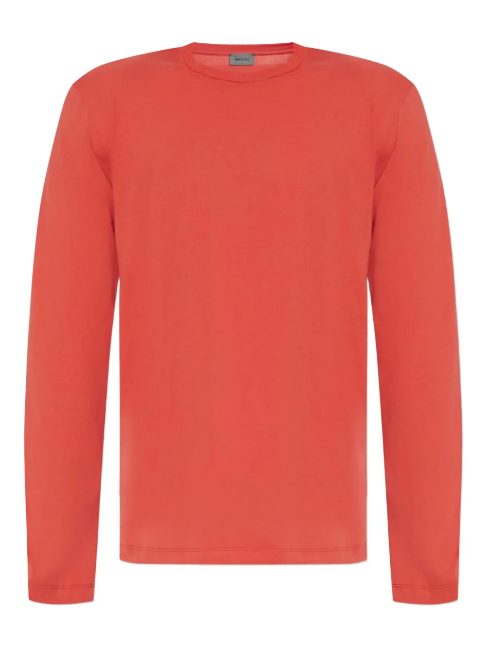 Hanro Katoenen T-shirt met korte mouwen Rood