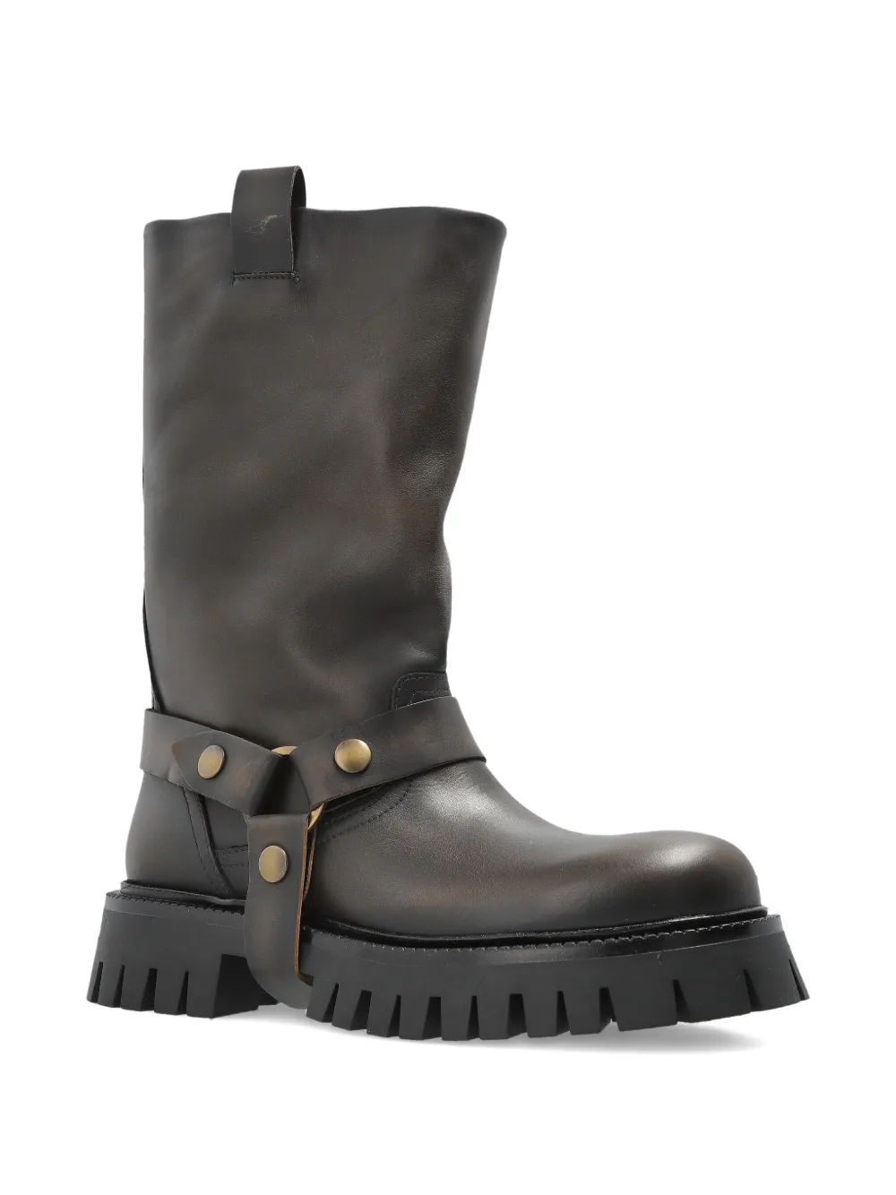 Golden Goose Kurt Chunky buckle-strap leather boots | Biker Boots | Image 2