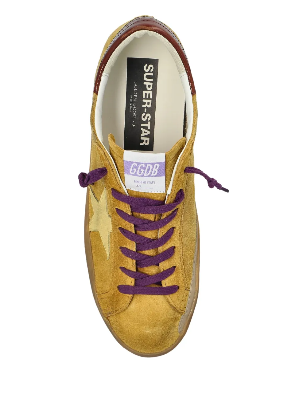 Golden Goose Super-Star suede sneakers Yellow