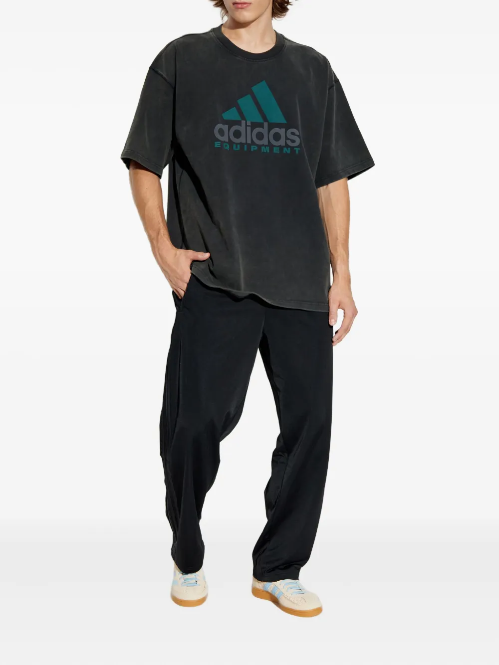 adidas Equipment logo-print cotton T-shirt | T-Shirts | Image 2